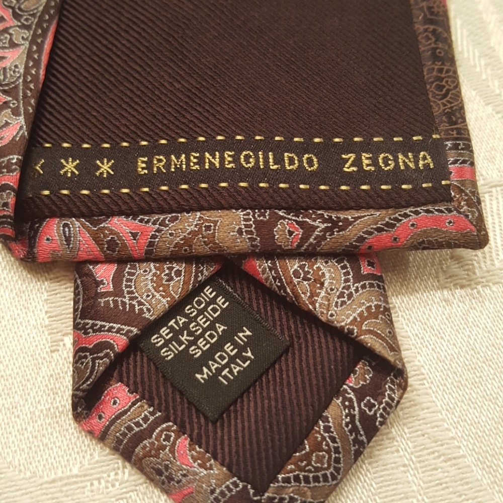 Ermenegildo Zenga men's tie - Picture 3 of 4